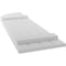 Ekena Millwork Americraft 4-Board (2 Batten) Wood Joined Board-n-Batten Shutters w/ Arch Top, ARW101BQ414X77WHH, PR ARW101BQ414X77WHH - alternate 5